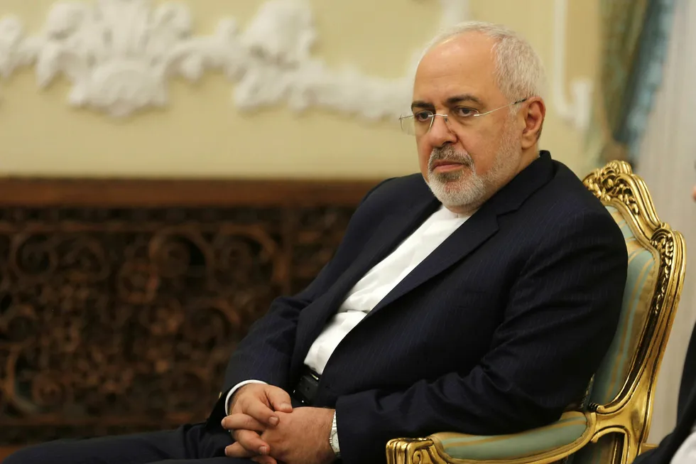 Irans utenriksminister Mohammad Javad Zarif, her fotografert i Teheran onsdag.