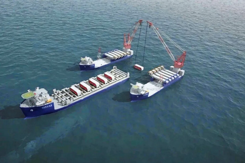 Concept: the Lankun heavy-lift vessel