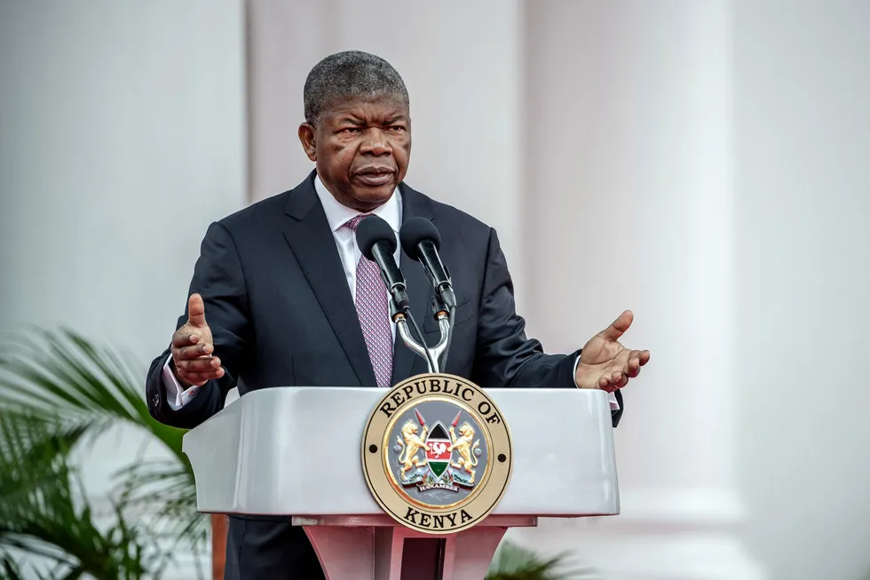 Bids in: Angola President Joao Lourenco is hoping to maintain, if not boost, oil production.
