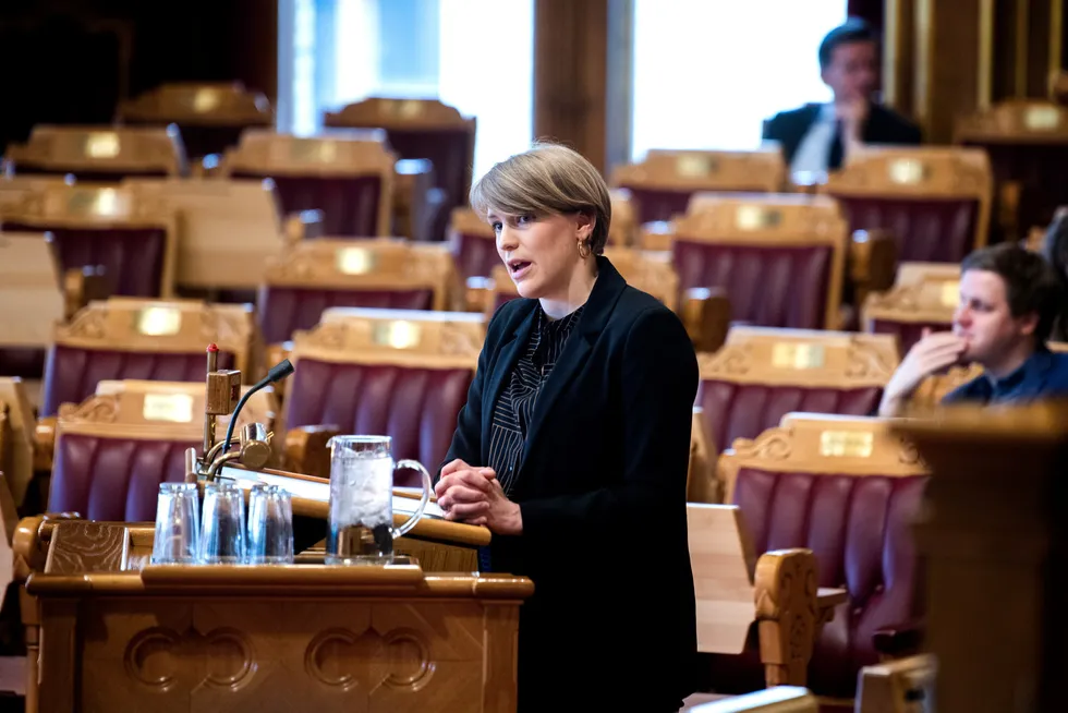 – Jeg kommer til å utfordre finansministeren med spørsmål om det nye eierskapsregisteret, sier SVs finanspolitiske talsperson, Kari Elisabeth Kaski.