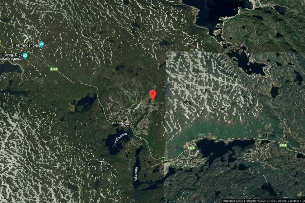 Området rundt Råsehallvegen 6D, Vinje, Telemark og Vestfold