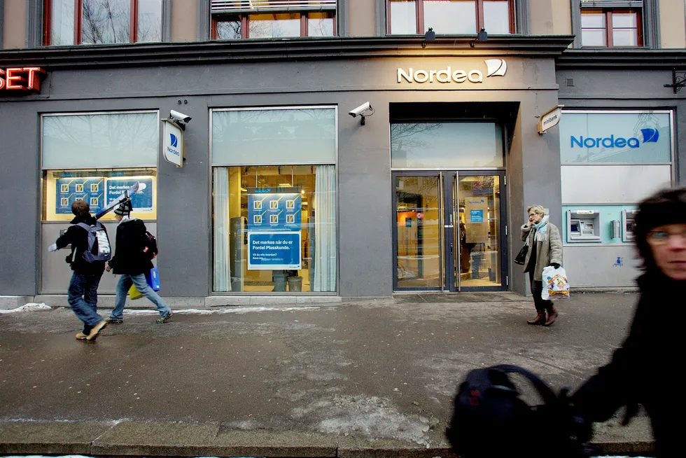 Nordeas filial på Majorstuen, Oslo.