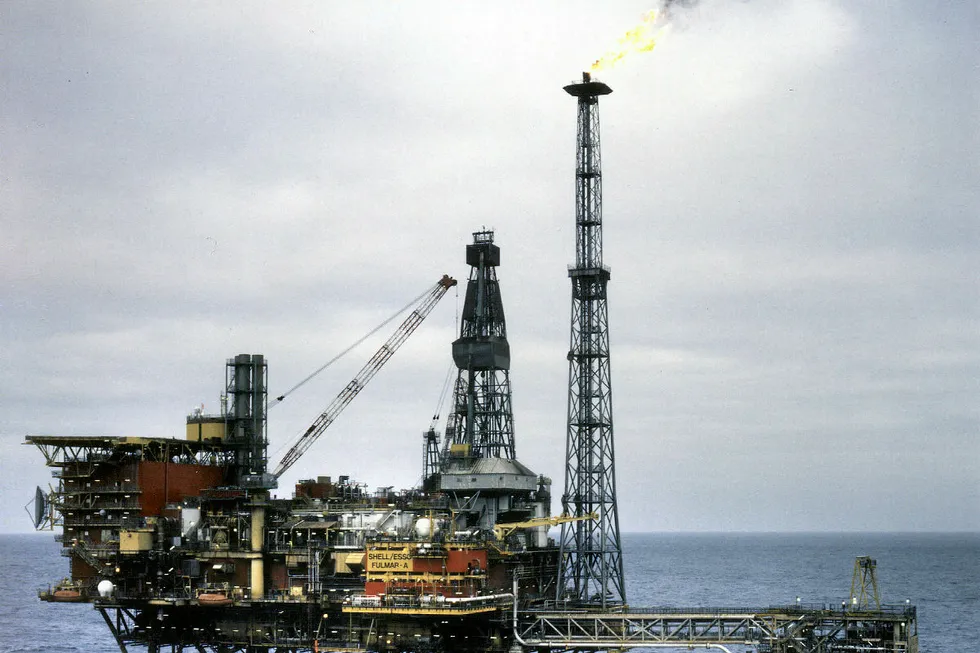 Long life: the Fulmar Alpha platform has been in service since 1982