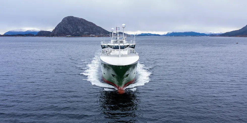 Den nye tråleren er søsterskip til «Senja», som overlevert til Nergård Havfiske i februar i fjor.