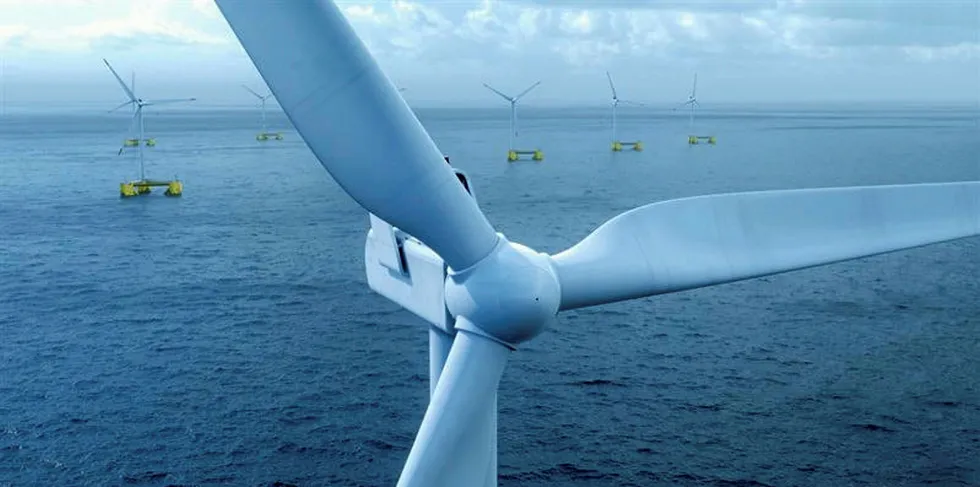 . South Korea floating wind CGI EDPR Aker Solutions Principle Power KPWind.