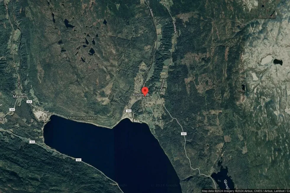Området rundt Maurudbrekka 4B, Tinn, Telemark