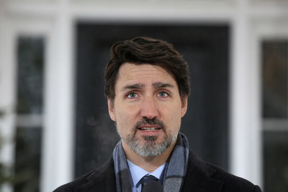Change: Canadian PM PM Justin Trudeau believe the country must 'move forward' on climate change