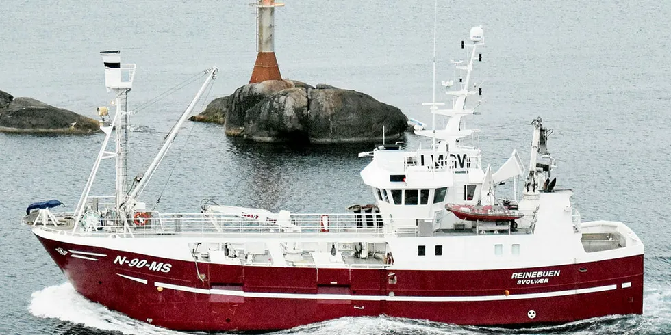 KLAR FOR HVAL: Årets vinterfiske fikk en litt tidligere stopp enn planlagt for «Reinebuen». Nå er hvalfangst neste post på driftsplanen.