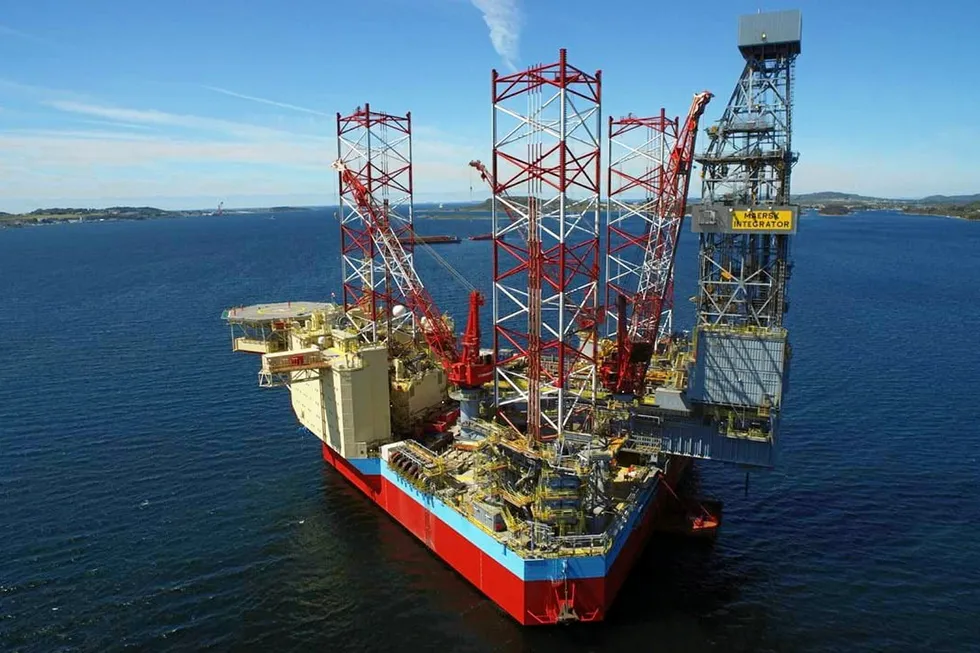 Two more wells: the jack-up Maersk Integrator will head back to Aker BP's Ivar Aasen field later this year