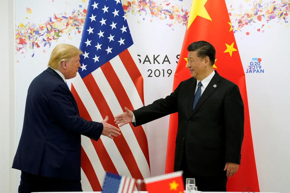 USAs tidligere president Donald Trump og Kinas president Xi Jinping møttes flere ganger i løpet av de fire årene Trump var president. Nå forbereder Kina seg på at det kan bli en ny fireårsperiode med Trump.