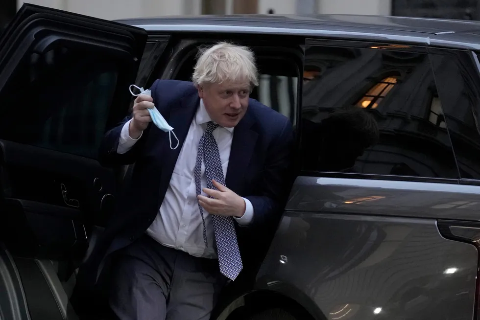 Statsminister Boris Johnson har nok en tøff dag foran seg i det britiske parlamentet.