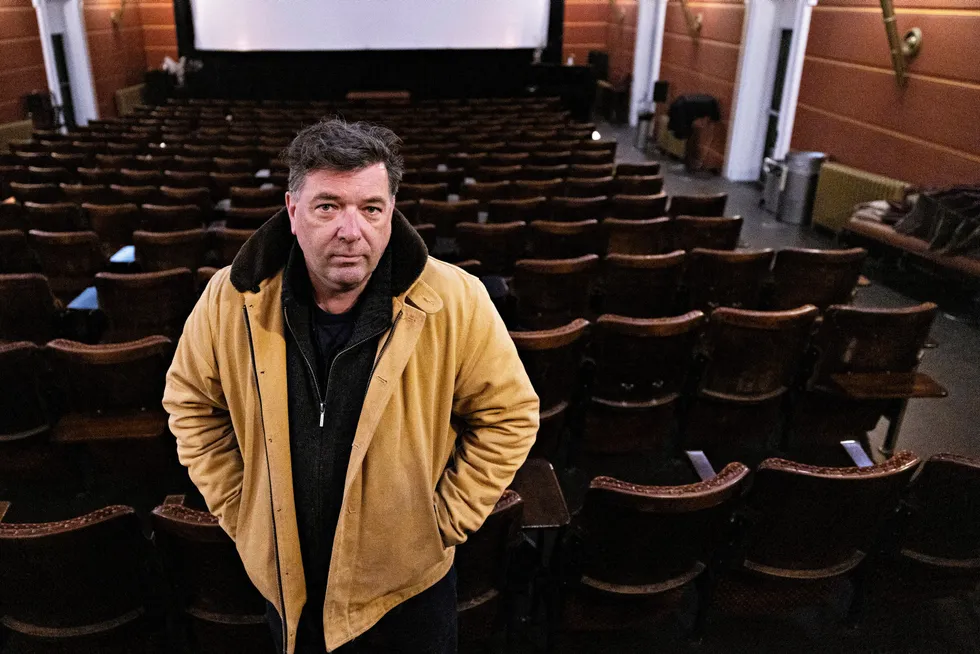 Jan Vardøen på Frogner Kino.