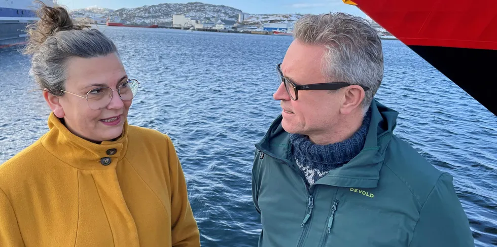 Begge vil bli ordfører i Bodø: Ann-Kristin Moldjord (Ap) og Odd Emil Ingebrigtsen (Høyre).