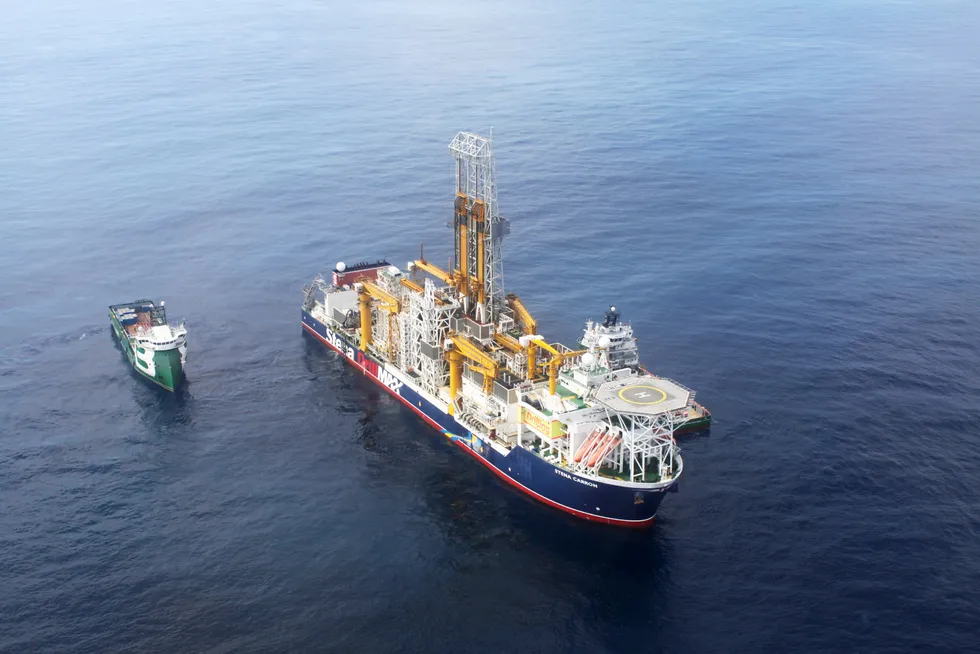 Stena Carron: drilled the Bulletwood-1 well for ExxonMobil offshore Guyana