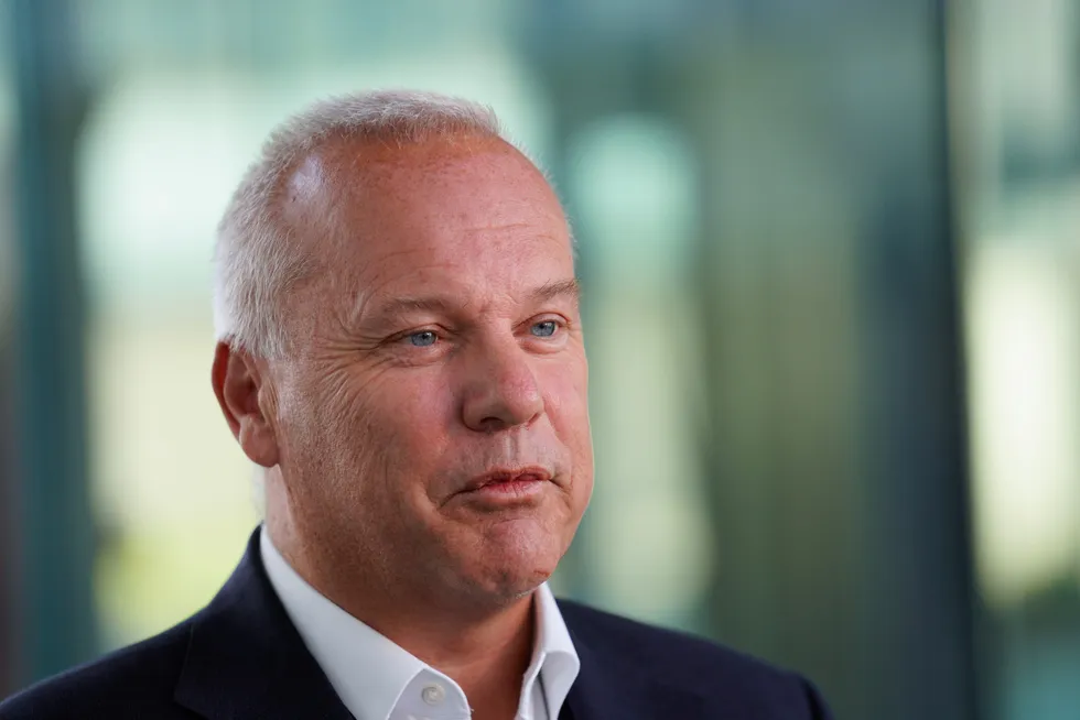 Rig charter: Equinor chief executive Anders Opedal.