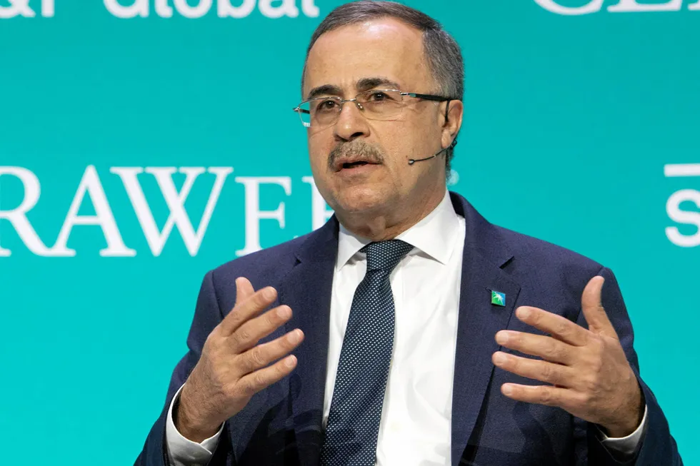 Gas project: Amin Nasser, the chief executive of Saudi Aramco.