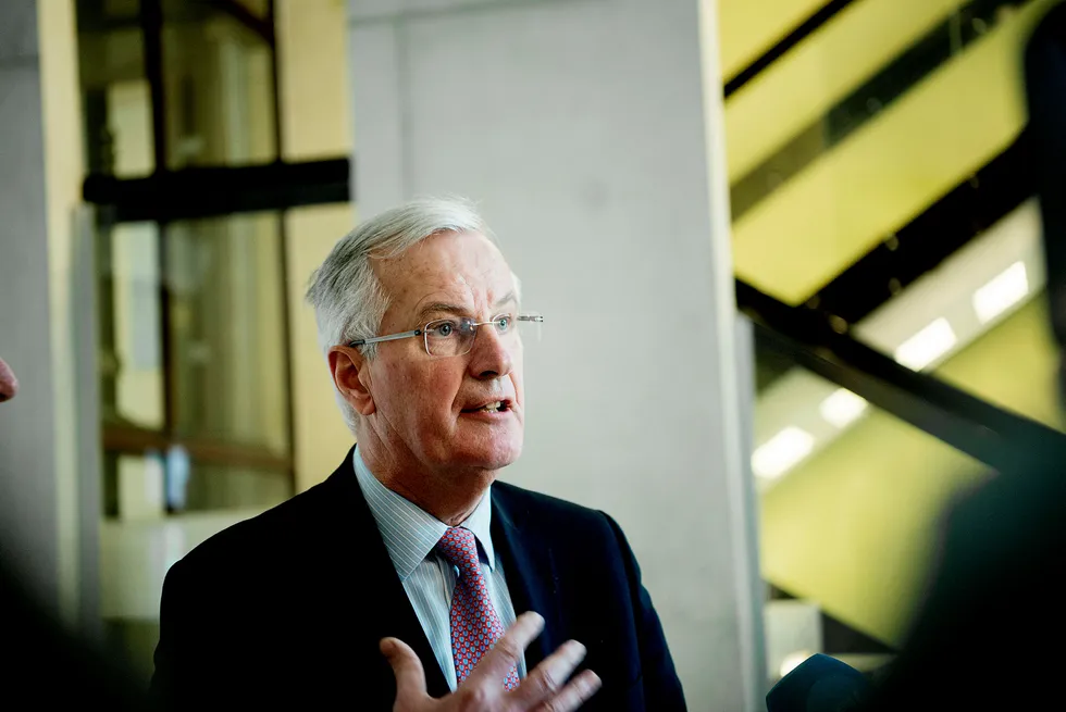 Michel Barnier, sjefforhandler for brexit i Europakommisjonen Foto: Mikaela Berg