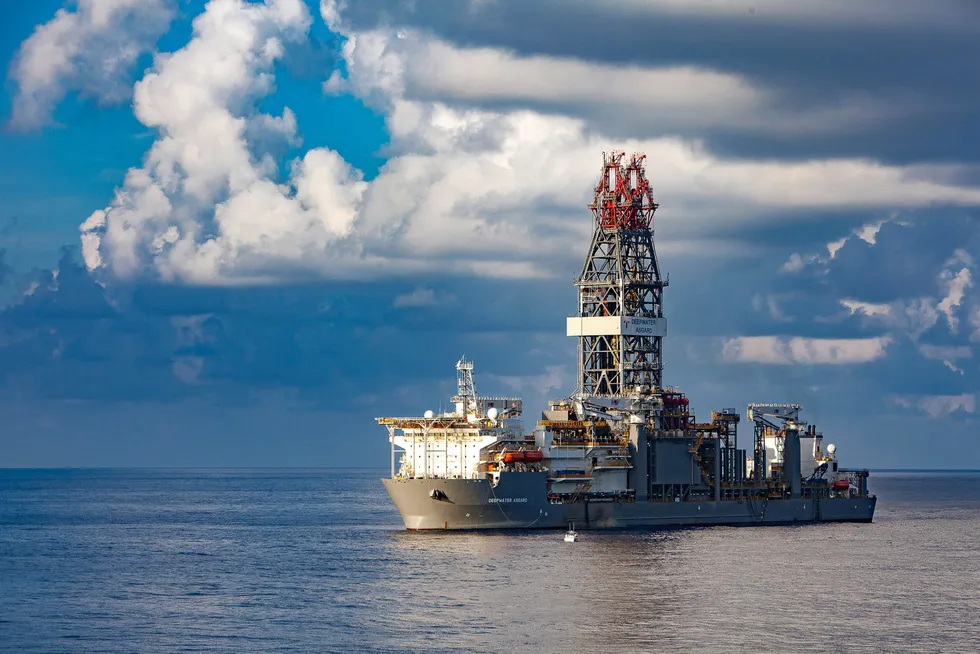 Spudded: Transocean drillship Deepwater Aasgard is on location at Murphy’s Oso-1 well in the US Gulf of Mexico.