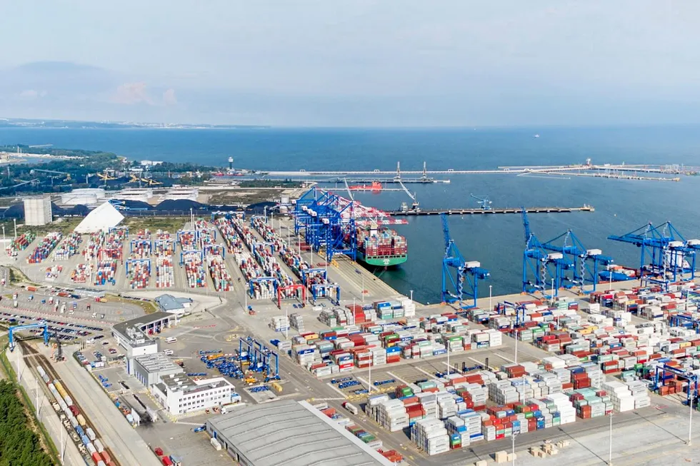 LNG import plans: the Baltic Sea port of Gdansk in Poland.