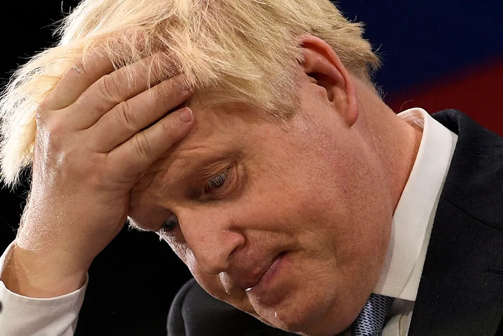 Politisk hodepine. Boris Johnson, her under partilandsmøtet i 2021, møter uventet stor motstand blant sine egne.