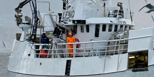 En av våre mange flotte representanter for fiskeflåten. Her representert ved fiskebåten «Mjosund».