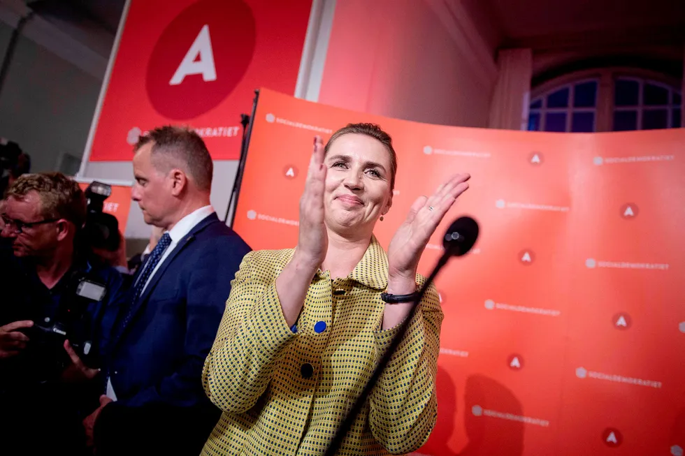 Socialdemokratiets Mette Frederiksen ligger an til å bli Danmarks nye statsminister.