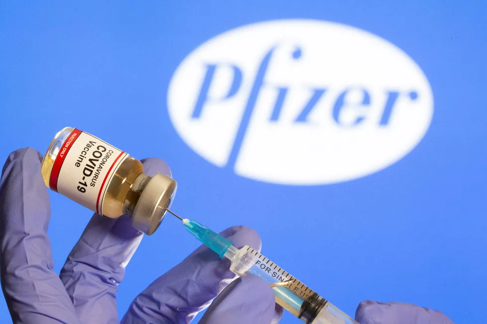 Både børsene og oljeprisen skjøt fart etter at det amerikanske legemiddelselskapet Pfizer la frem lovende funn i sin vaksinestudie.