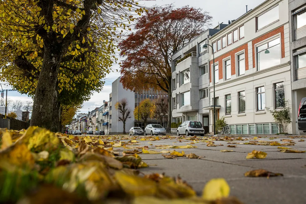 I Kristiansand treffer 26 prosent av Skatteetatens boligverdier dårlig, det vil si at de bommer på omsetningsverdien med mer enn 30 prosent, skriver artikkelforfatteren. Her fra Kristiansand sentrum.