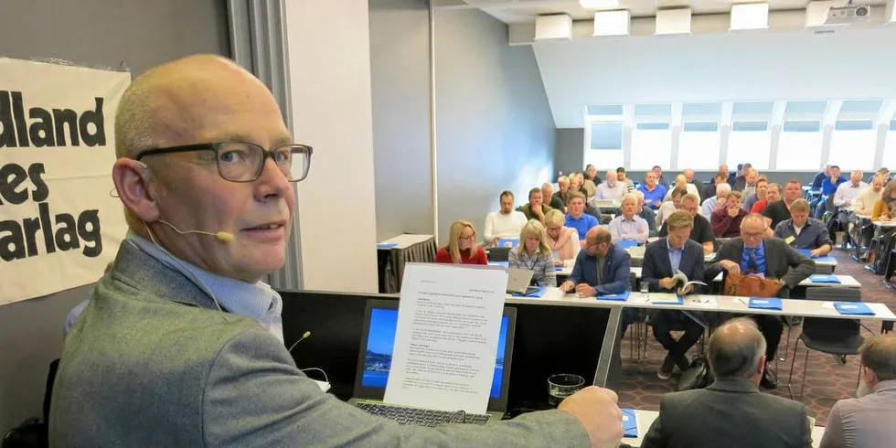 MISFORNØYD: Struktur-innspillene fra medlemslagene i nord kunne vært behandlet på en annen måte av Norges Fiskarlag sentralt, mener styreleder Jan Fredriksen i Nordland Fylkes Fiskarlag.Foto: Agnar Berg