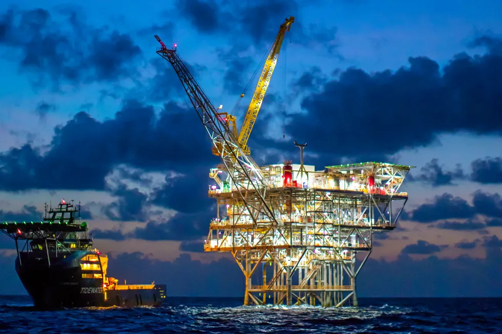 Subsea work: BP's Juniper platform offshore Trinidad & Tobago