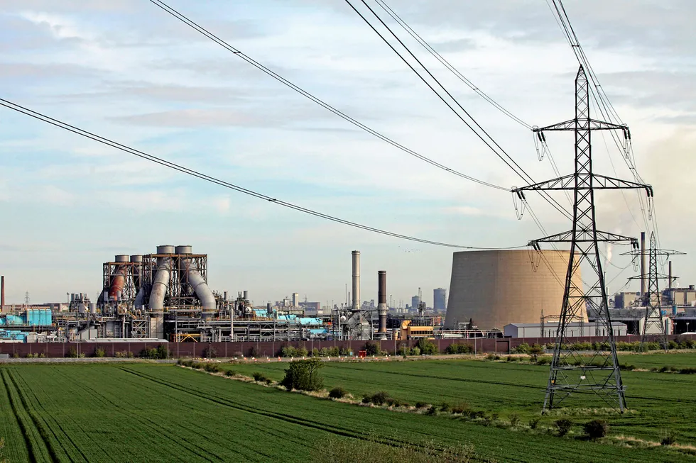 Demand: the Teesside gas-fired power plant near Middlesbrough