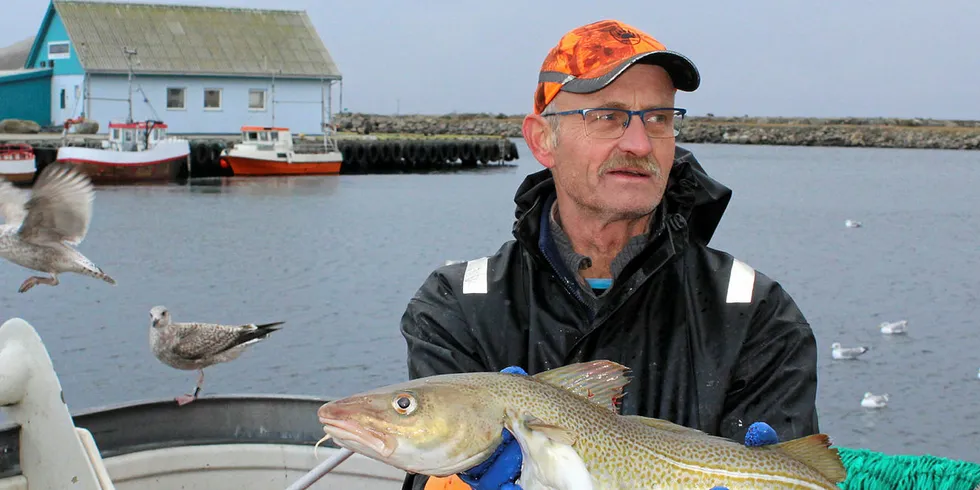 BEDRE FISKE på NYÅRET: – Det bruker å bli bedre torskefangster på snurrevad ved Lista de to-tre første ukene i januar, sier Henning Tønnessen på «Bluebird II» av Farsund.