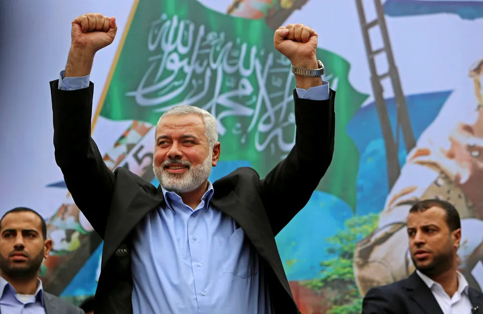 Ismail Haniyeh er valgt til leder av Hamas. Foto: Adel Hana