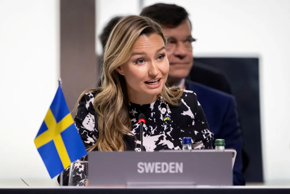 Sveriges energiminister Ebba Busch.