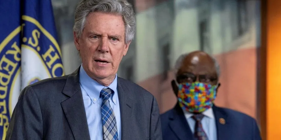 Frank Pallone, Jr is demanding action against seafood products imported from China.
