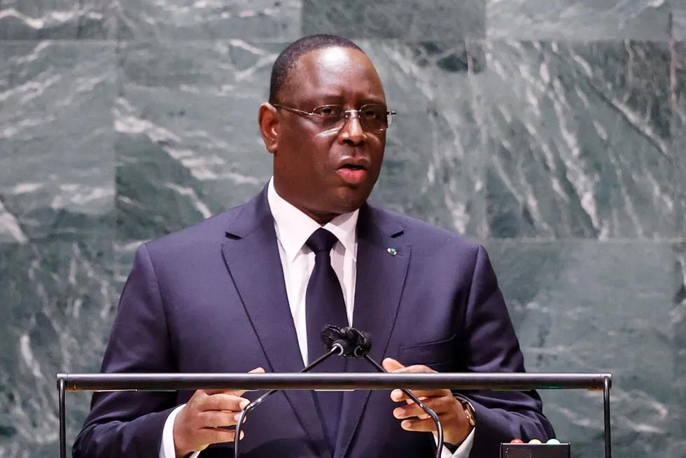 Gas drive: Senegal President Macky Sall aims to help industrialise the country's economy through using domestic gas resources