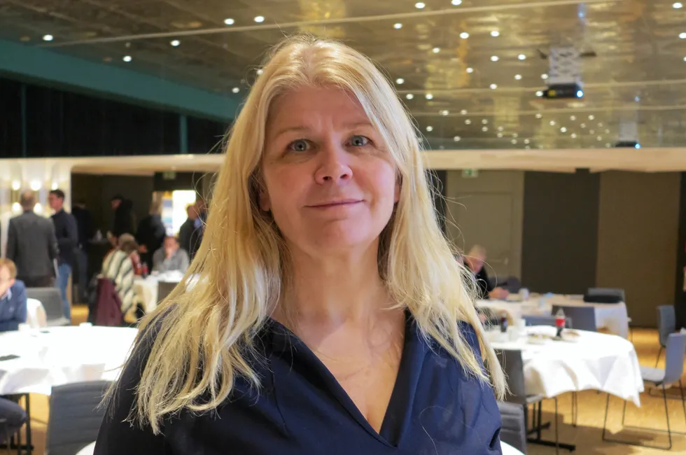 Norsk forhandlingsleder Ann-Kristin Westberg er i makrellforhandlinger.