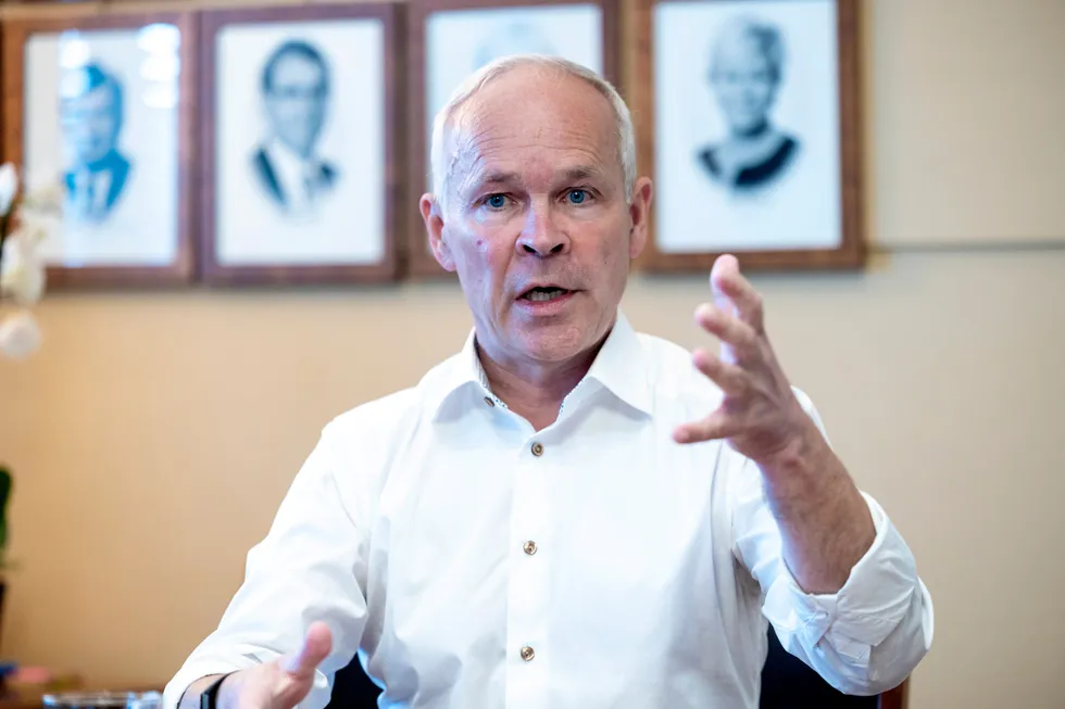 Finansminister Jan Tore Sanner.