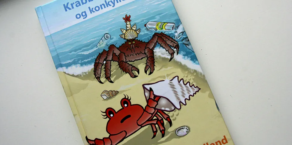 Ny barnebok om Krabben Klara og konkylien.