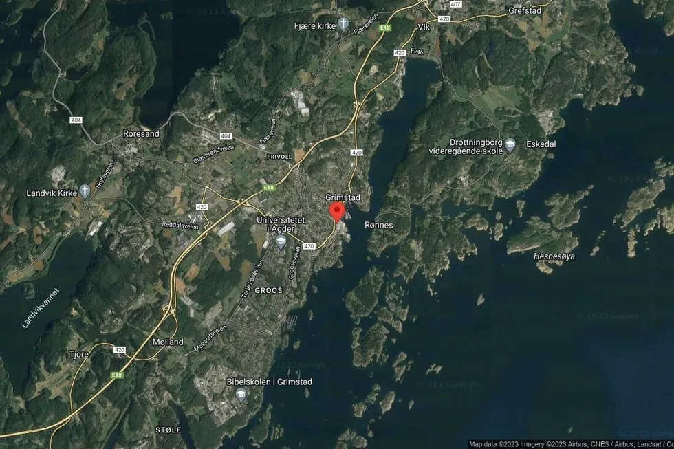 Området rundt Odden 1C, Grimstad, Agder