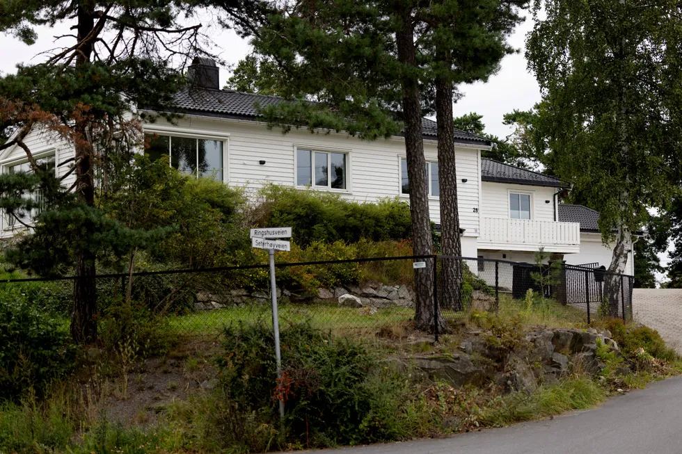 Denne eiendommen på Nordstrand er stridens eple i konflikten som i august ble behandlet av Oslo tingrett.