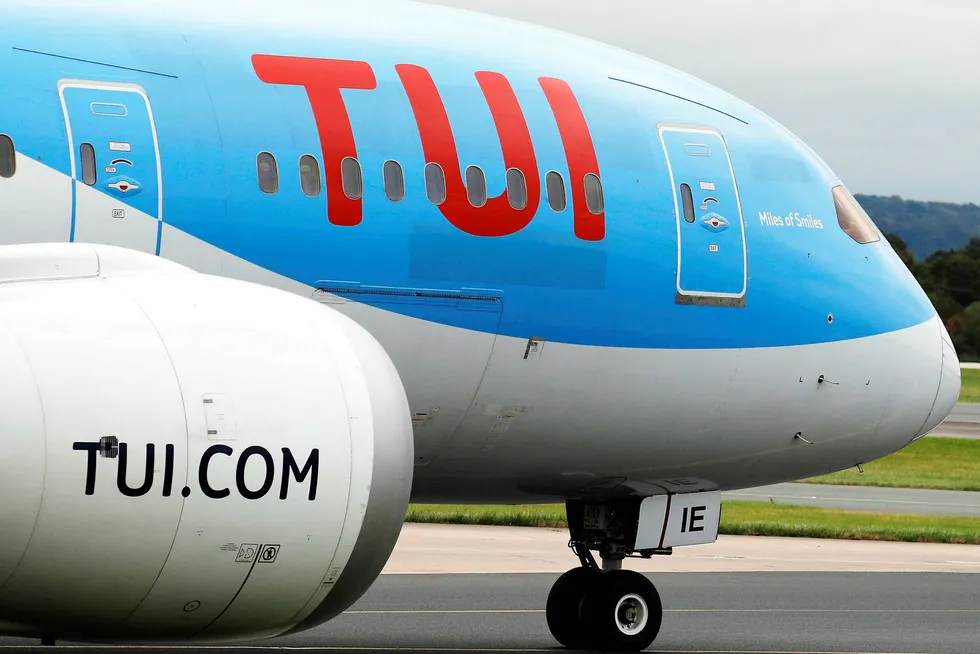 TUI er det eneste selskapet av de fire Forbrukertilsynet har vært i kontakt med som ikke er i rute med tilbakebetaling av pakkereiser. Bildet er tatt i 2018.
