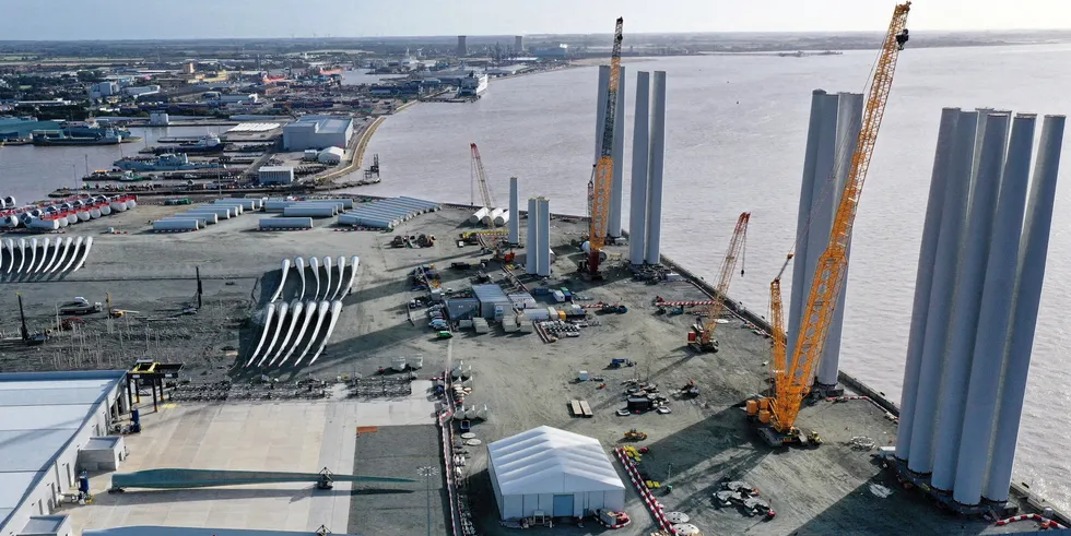 The Siemens Gamesa plant in Hull has become a symbol of offshore wind's boom in the UK.