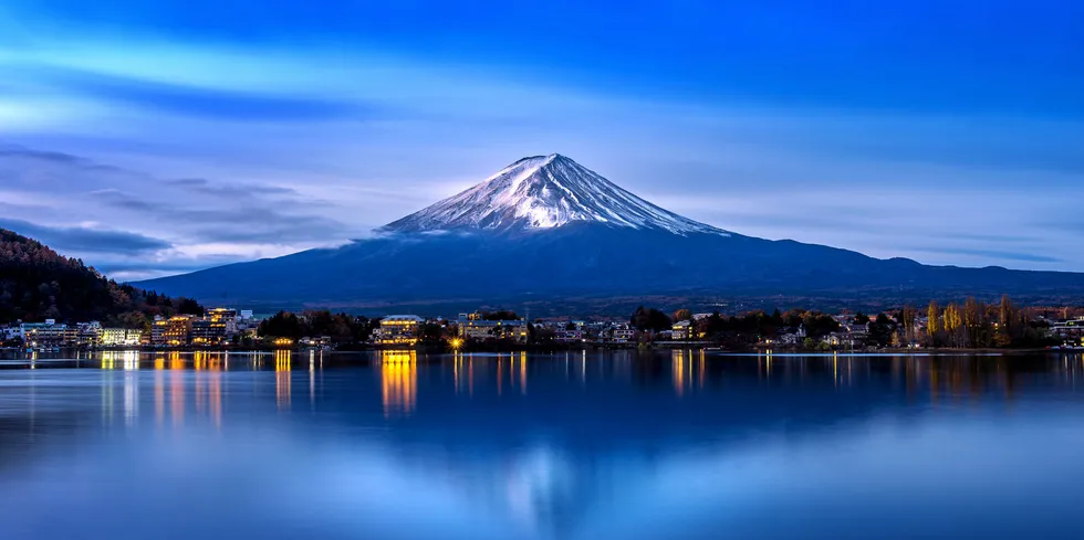 Norway-backed Proximar hopes the iconic Mt. Fuji can help sell its land-based salmon.