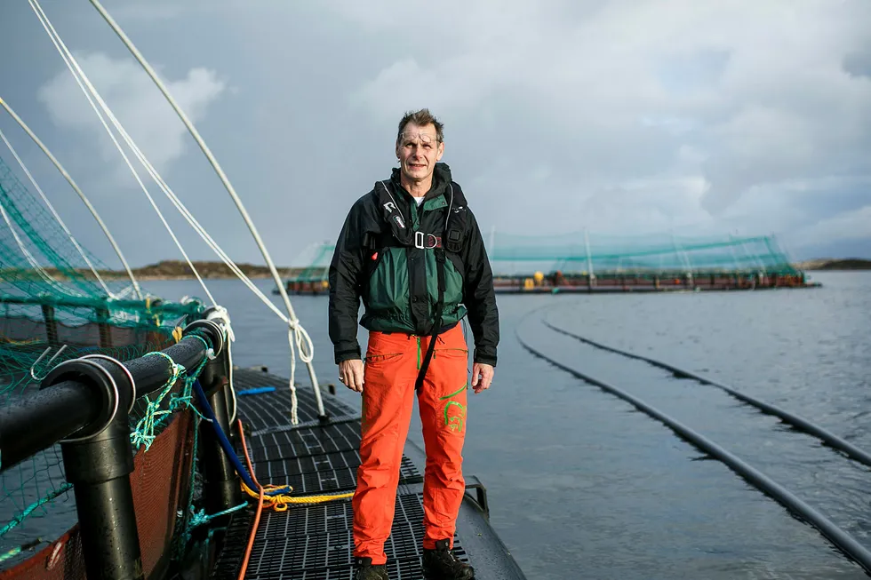 Laks- og ørretoppdretter Ola Braanaas tjener gode penger på Firda Seafood, selskapet han grunnla på 1980-tallet. Foto: Nicklas Knudsen