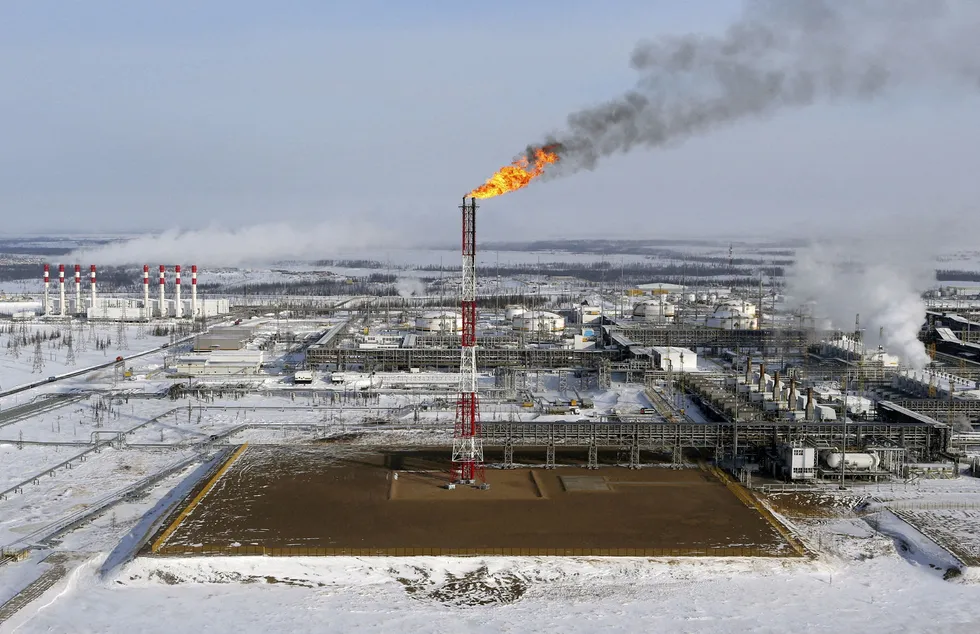 In full swing: oil production treatment facilities at the Rosneft-operated Vankor oilfield in East Siberia