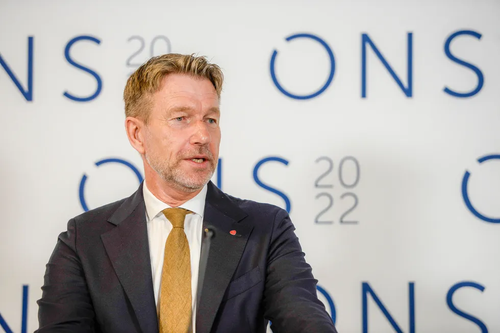 Pleased with applications: Norway's Minister of Petroleum and Energy, Terje Aasland
