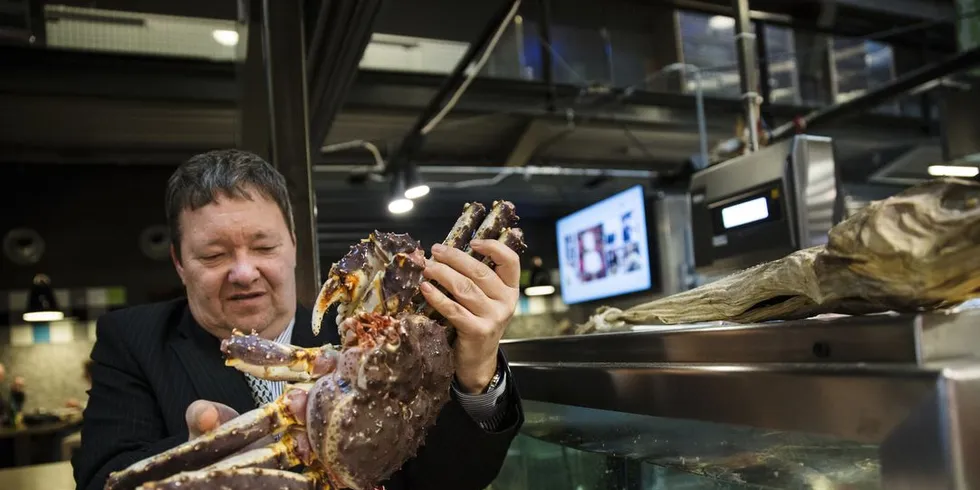 Svein Ruud i Norway King Crab frykter at kongekrabbenæringa som helhet taper på svartsalg. Foto: Per Thrana