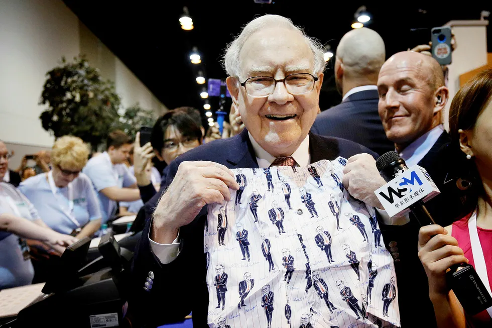 Investor Warren Buffett har knalltro på det amerikanske aksjemarkedet. Foto: Rick Wilking/Reuters/NTB Scanpix