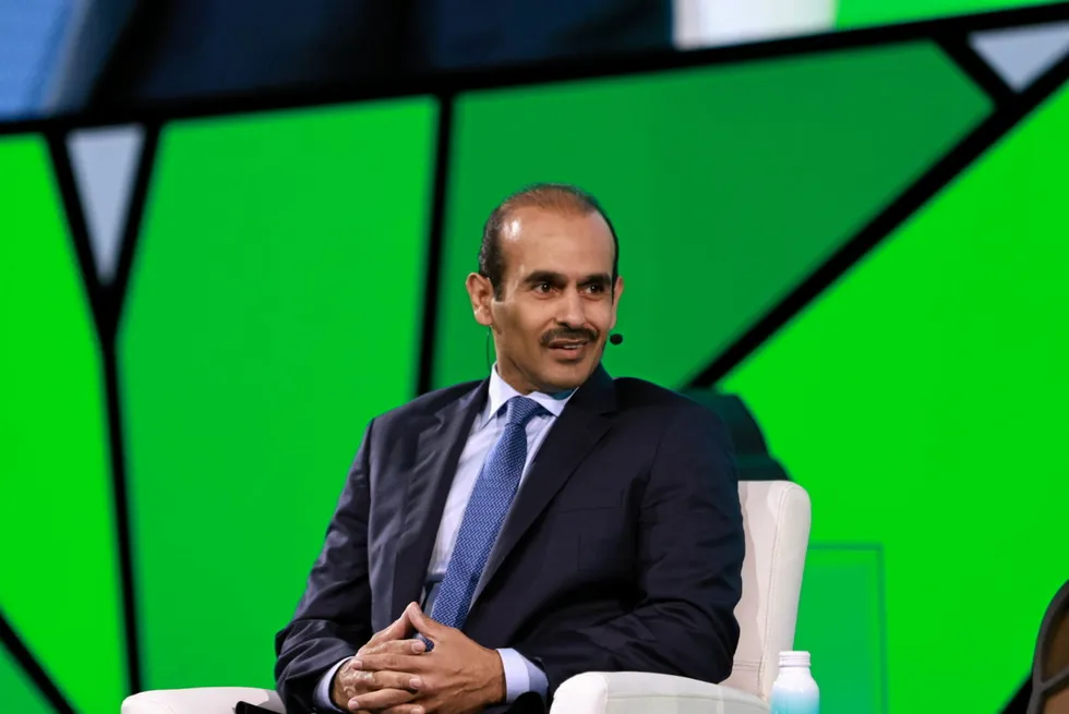 Contract award: Saad Sherida al-Kaabi, chief executive of QatarEnergy.
